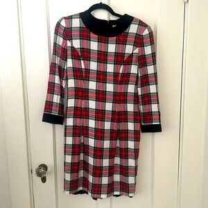 💕 SALE! Vintage Plaid Ugly Christmas Holiday Party Dress, Medium